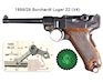 1899/29 Borchardt Luger 22 (V4), left side