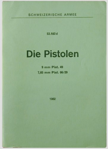 1962 Swiss Ord. owner's (P06/29) manual